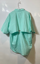 Load image into Gallery viewer, Columbia Mens Green Cotton Short Sleeve Front Pockets Button-Up Shirt Size XL
