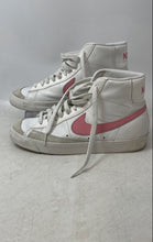 Load image into Gallery viewer, Nike Womens Blazer Mid 77 CZ1055-114 White Pink Lace-Up Sneaker Shoes Size 8
