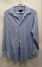 Load image into Gallery viewer, Alfani Mens Blue Long Sleeve Collared Athletic Fit Button Front Dress Shirt Sz M
