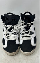Load image into Gallery viewer, Nike Boys Air Jordan 6 Retro 384665-101 Black White Leather Sneakers Shoes Sz 6Y
