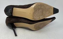 Load image into Gallery viewer, Adrienne Vittadini Womens Brown Quilted Slip-On Stiletto Pump Heels Size 8M
