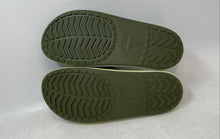 Load image into Gallery viewer, Crocs Unisex Bayaband Dark Green Open Toe Slide Sandals Size M 10 W 12
