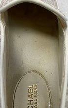 Load image into Gallery viewer, Michael Kors Womens Beige And White Signature Print Sneaker Shoes Size 7.5M
