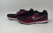 Load image into Gallery viewer, Nike Womens Air Zoom Pegasus 34 Black Red Low Top Lace-Up Sneakers Shoes Size 9
