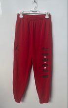 Load image into Gallery viewer, Air Jordan Kids Red Elastic Waist Pockets Pull-On Track Pants Size XL
