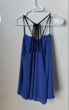 Load image into Gallery viewer, Express Womens Purple Sleeveless Spaghetti Strap Blouse Top Size Medium
