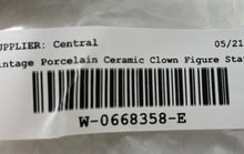 Load image into Gallery viewer, Vintage Porcelain Ceramic Hand Painted Holding An Umbrella Clown Statue Figurine
