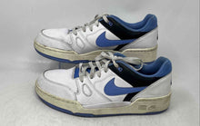 Load image into Gallery viewer, Nike Mens Full Force Low White Blue Leather Low Top Lace-Up Sneaker Shoes Sz 11
