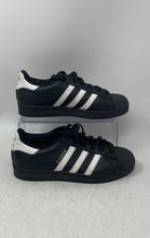 Load image into Gallery viewer, Adidas Mens Superstar Foundation B27140 Black White Lace-Up Sneaker Shoes Size 5
