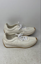 Load image into Gallery viewer, Calvin Klein Womens Lanier Light Cream Lace-Up Low Top Sneakers Shoes Size 8.5 M
