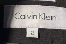 Load image into Gallery viewer, Calvin Klein Womens Black Pocket Peak Lapel Double-Breasted Blazer Jacket Size 2
