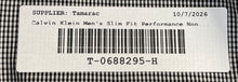 Load image into Gallery viewer, Calvin Klein Mens Gray Black Gingham Slim Fit Non-Iron Dress Shirt Sz 17.5 34/35
