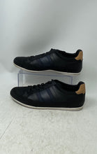 Load image into Gallery viewer, Aldo Mens Black Brown Leather Round Toe Lace-Up Sneakers Shoes Size 9
