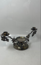 Load image into Gallery viewer, Studio Collectibles Silver-Tone Metal Grape Motif Home Decorative Candelabra
