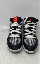 Load image into Gallery viewer, Nike Kids Air Jordan 1 Mid SS White Gray Black Lace-Up Sneaker Shoes Size 2Y
