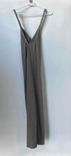 Load image into Gallery viewer, Zara Womens Green Sleeveless V-Neck Ribbed One-Piece Jumpsuit Size Small
