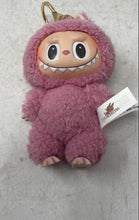 Load image into Gallery viewer, Pop Mart Pink Plush Decorative Labubu The Monsters Figure Keychain Collectible
