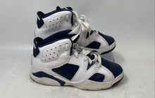 Load image into Gallery viewer, Nike Kids Air Jordan 6 Retro DV3605-164 White Blue Sneaker Shoes Size 13C
