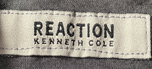 Load image into Gallery viewer, Kenneth Cole Reaction Mens Blue Black Plaid Super Slim Fit Button-Up Shirt Sz L
