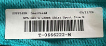 Load image into Gallery viewer, NFL Team Apparel Mens Green Short Sleeve Button Front Miami Dolphins Jersey Sz M
