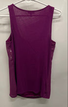 Load image into Gallery viewer, Express Womens Purple Sleeveless Round Neck Pullover Blouse Top Size Small
