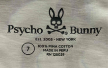 Load image into Gallery viewer, Psycho Bunny Mens White Pima Cotton Short Sleeve Crew Neck Pullover T-Shirt Sz 7
