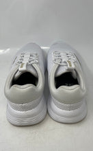Load image into Gallery viewer, Adidas Womens Cloudfoam Comfy IH3612 White &amp; Gold Tone Sneaker Shoes Size 8.5
