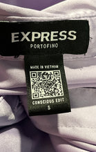 Load image into Gallery viewer, Express Portofino Womens Purple Long Sleeve Collared Button-Up Shirt Size Small
