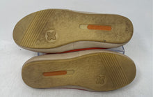 Load image into Gallery viewer, Timberland Womens Orange Beige Leather Round Toe Slip-On Ballet Flats Size 8.5M
