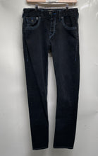 Load image into Gallery viewer, True Religion Mens Black Medium Wash Pockets Denim Straight Leg Jeans Size 31
