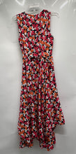 Load image into Gallery viewer, Calvin Klein Womens Multicolor Leaf Print Midi Fit &amp; Flare Dress Size 6
