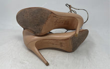 Load image into Gallery viewer, Coach Womens Kira Beige Leather Lace-Up Stiletto Heel Strappy Sandals Size 5B
