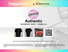Load image into Gallery viewer, Authentic Burberry Sport Mens Black Short Sleeve Pullover T-Shirt Size M Worn
