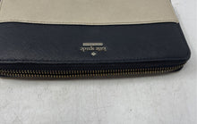 Load image into Gallery viewer, Kate Spade New York Womens Black Beige Credit Card Slot Zip-Around Wallet
