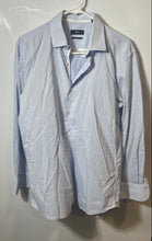 Load image into Gallery viewer, Boss Hugo Boss Mens Blue Long Sleeve Slim Fit Button Front Dress Shirt Size 16
