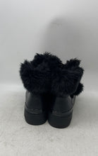 Load image into Gallery viewer, Michael Kors Womens Kyle Black Snakeskin Print Leather Lace-Up Hiker Boots Sz 6M
