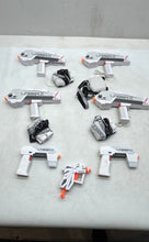 Load image into Gallery viewer, Lot Of 7 Pcs Laser X White Sound Effects Blasters Gear Laser Tag Gun Not Tested
