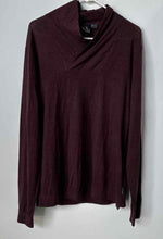 Load image into Gallery viewer, Armani Exchange Mens Red Long Sleeve Shawl Neck Pullover Sweater Size Large

