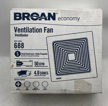Load image into Gallery viewer, Broan Economy Model No 688 Bathroom Exhaust Ventilation Fan Not Tested
