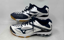 Load image into Gallery viewer, Mizuno Womens Wave Lightning Z3 430228_0051 Blue White Volleyball Shoes Sz 11.5
