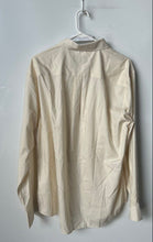 Load image into Gallery viewer, Softbusiness Mens Beige Long Sleeve Collared Button-Up Shirt Size Large
