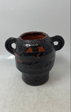 Load image into Gallery viewer, Sgraffito Design Reminiscent Of Ancient Styles Ceramic Vase With Handle
