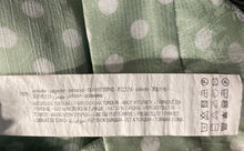 Load image into Gallery viewer, Zara Womens Green White Polka Dot Layered Ruffle Mini Skirt Size Small
