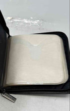 Load image into Gallery viewer, Kenneth Cole New York Black Transparent Sleeve Zip-Around Compact Disk Case
