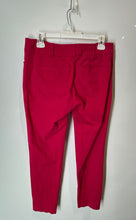 Load image into Gallery viewer, 7th Avenue Design Studio New York &amp; Co Womens Pink Flat Front Ankle Pants Size 6
