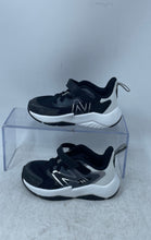 Load image into Gallery viewer, New Balance Kids Rave Run V2 ITRAVBW2 Black Hook &amp; Loop Sneaker Shoes Size 7M
