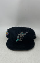 Load image into Gallery viewer, New Era Mens Black Florida Marlins World Series Snap Cooperstown Baseball Hat
