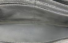 Load image into Gallery viewer, Authentic Tory Burch Womens Silver Tone Leather Zip-Around Wallet Stained
