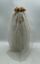 Load image into Gallery viewer, Collector's Choice Bride Wedding Gown Veil Blonde Hair Flowers Porcelain Doll
