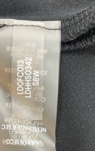 Load image into Gallery viewer, Karl Lagerfeld Womens White &amp; Black Colorblock Short Sleeve A-Line Dress Size M
